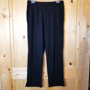 Sundry For Evereve Black Drawstring Relaxed Fit Athletic Jogger Pants